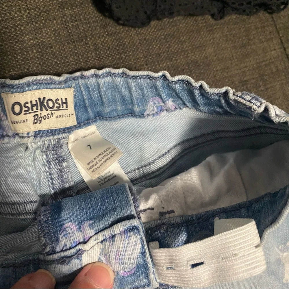 4 pairs of Girls denim shorts 6/6x